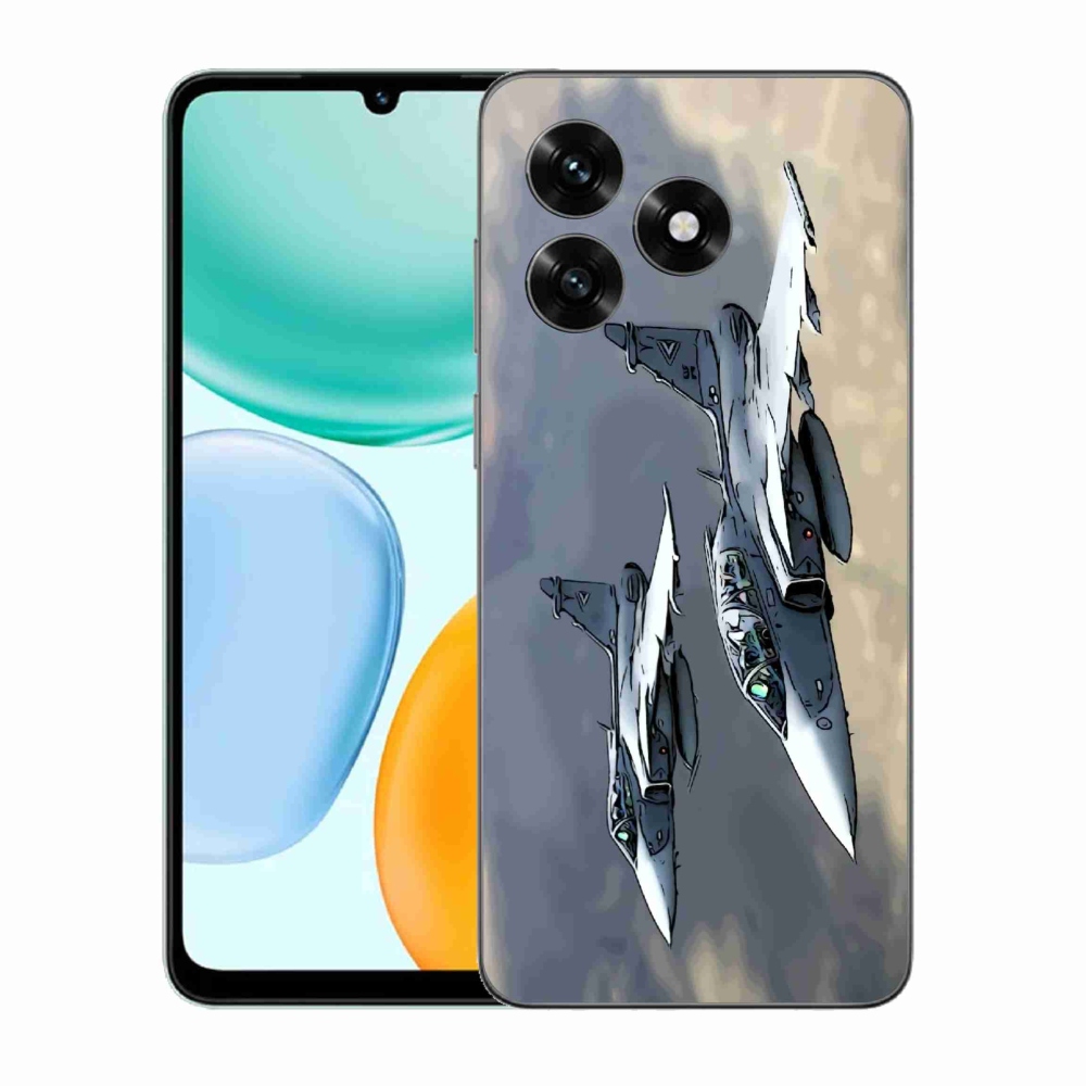 Gélový kryt mmCase na Honor X5c Plus - stíhačky