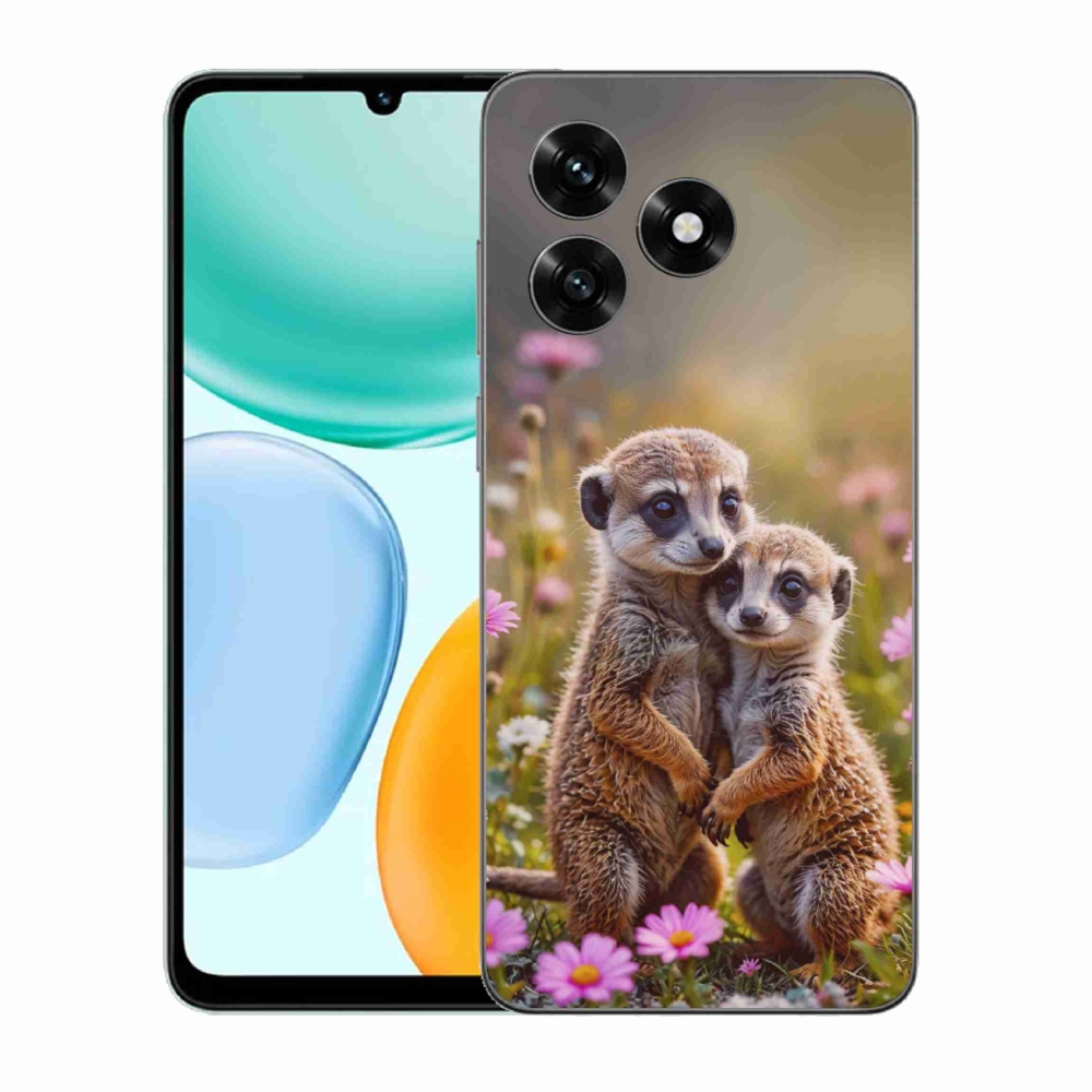 Gélový kryt mmCase na Honor X5c Plus - surikatí duo