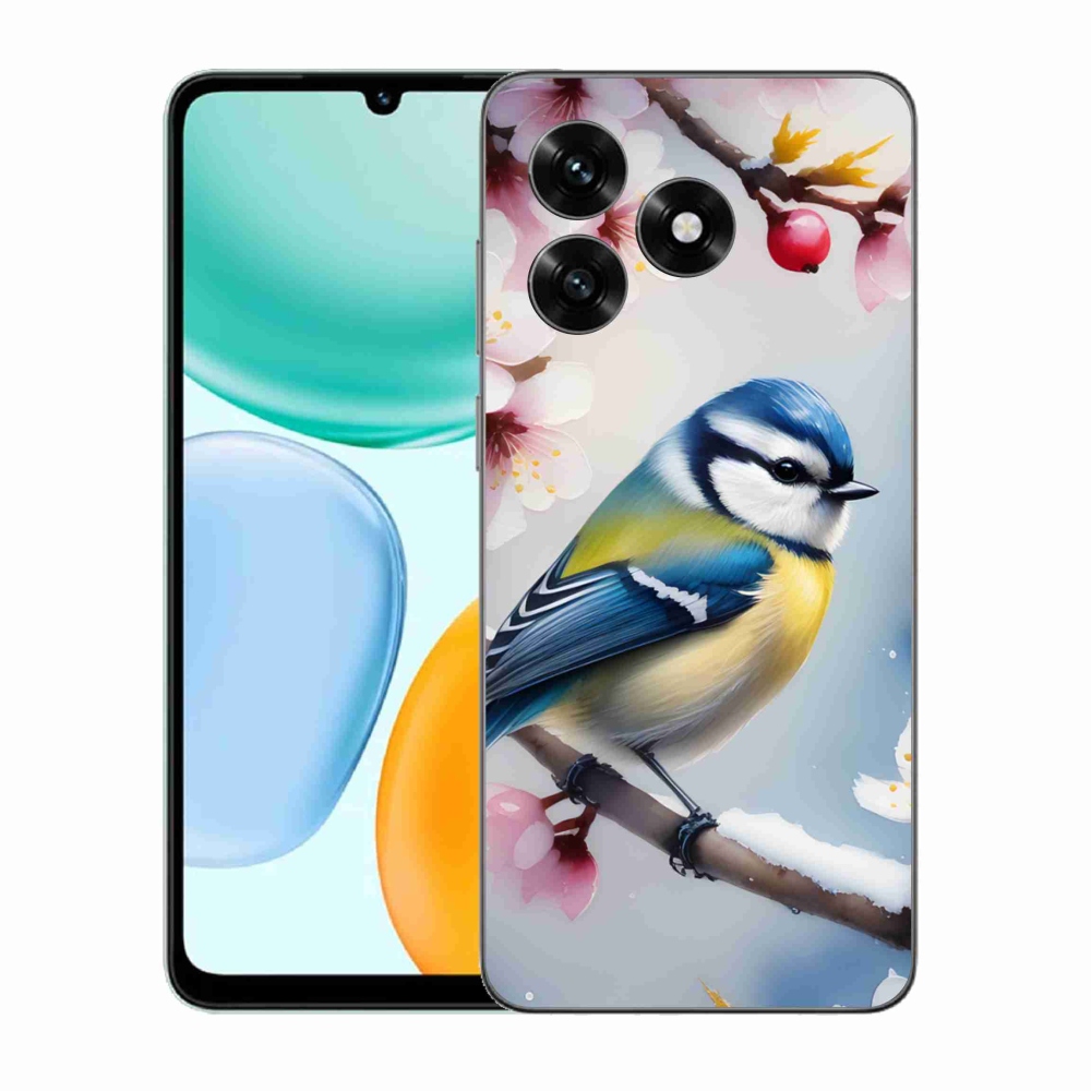 Gélový kryt mmCase na Honor X5c Plus - sýkorka