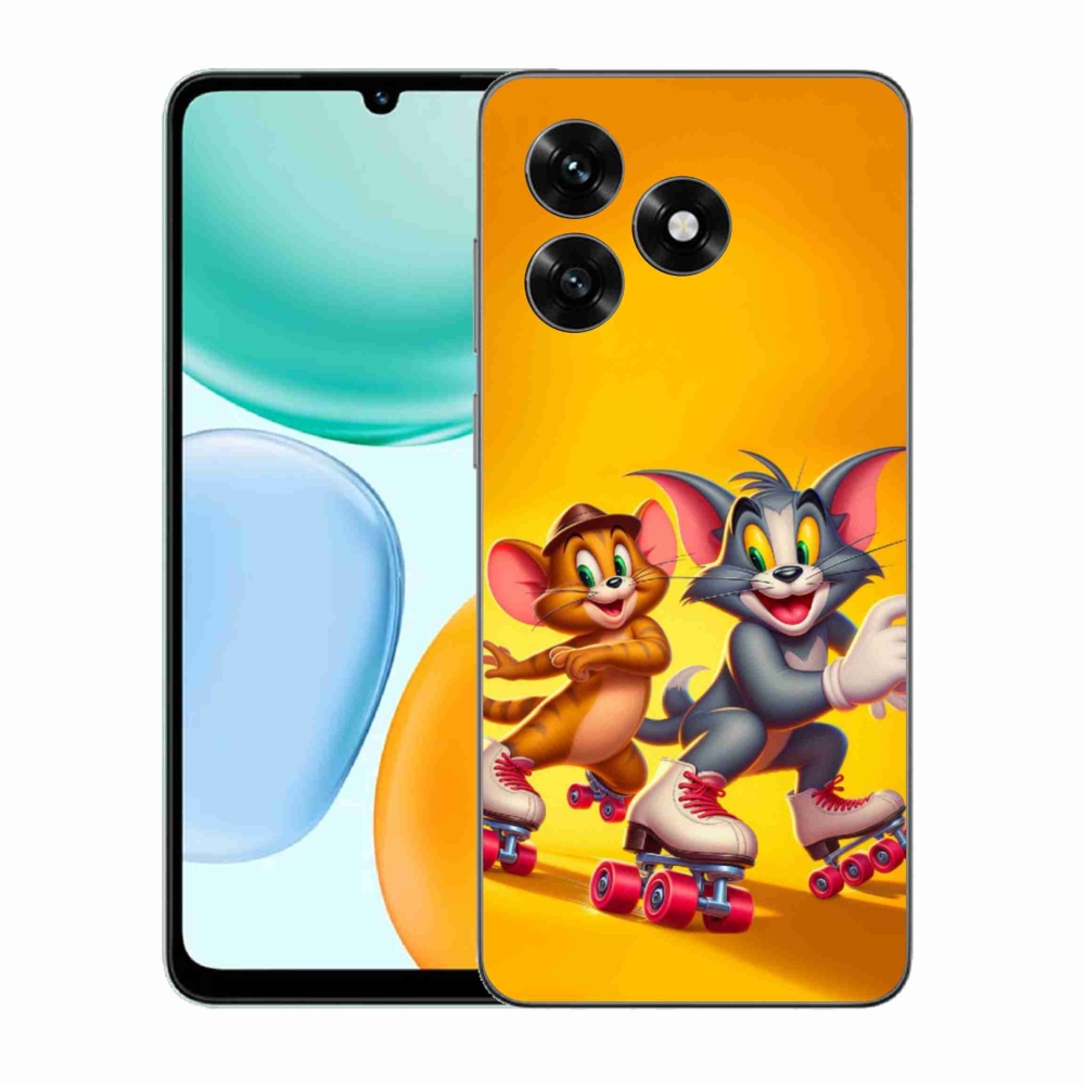 Gélový kryt mmCase na Honor X5c Plus - tom a jerry