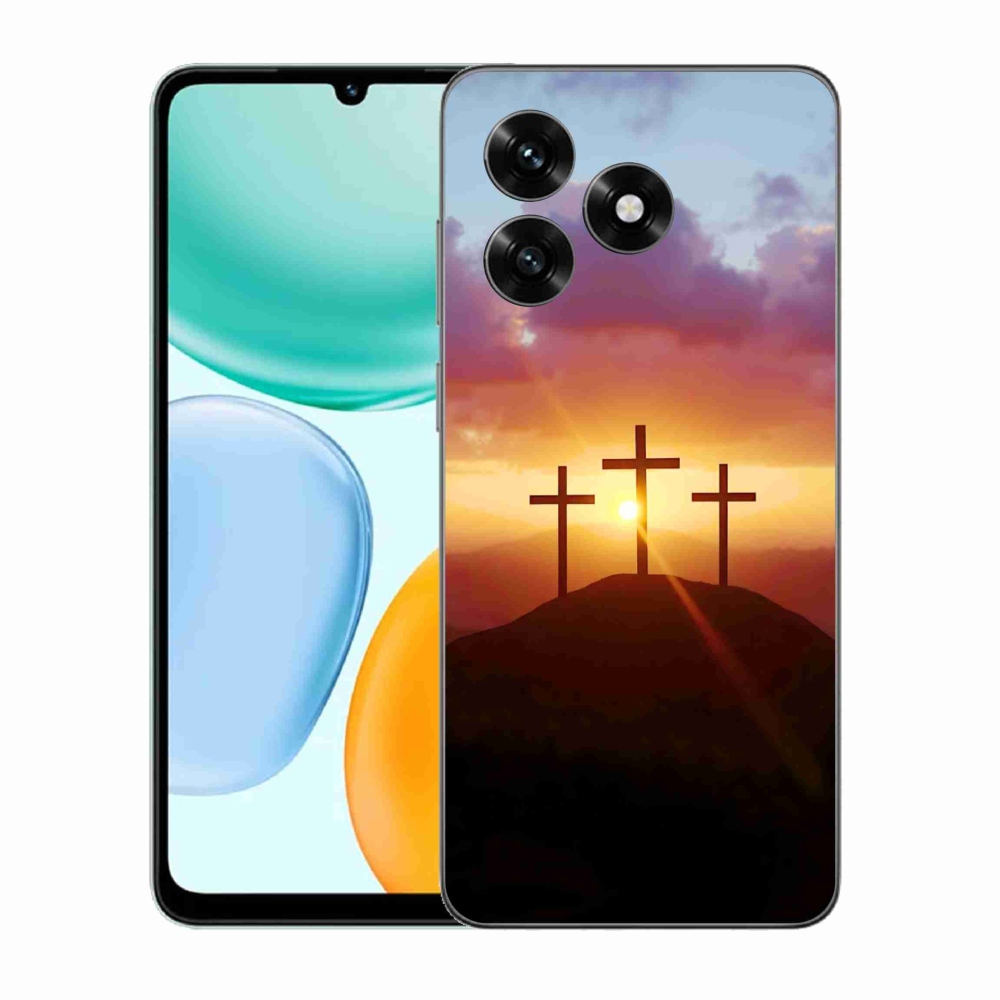 Gélový kryt mmCase na Honor X5c Plus - tri kríža