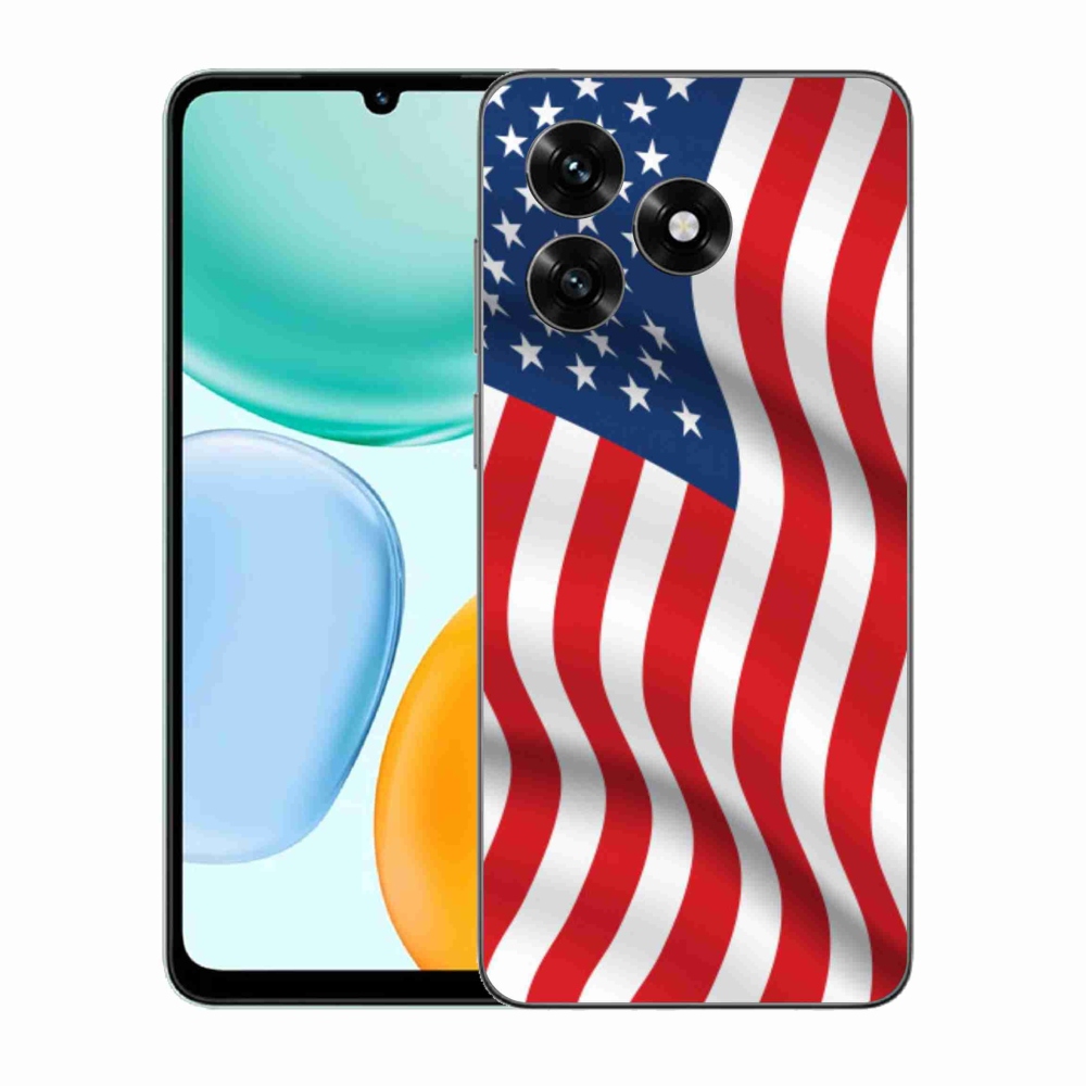 Gélový kryt mmCase na Honor X5c Plus - USA vlajka