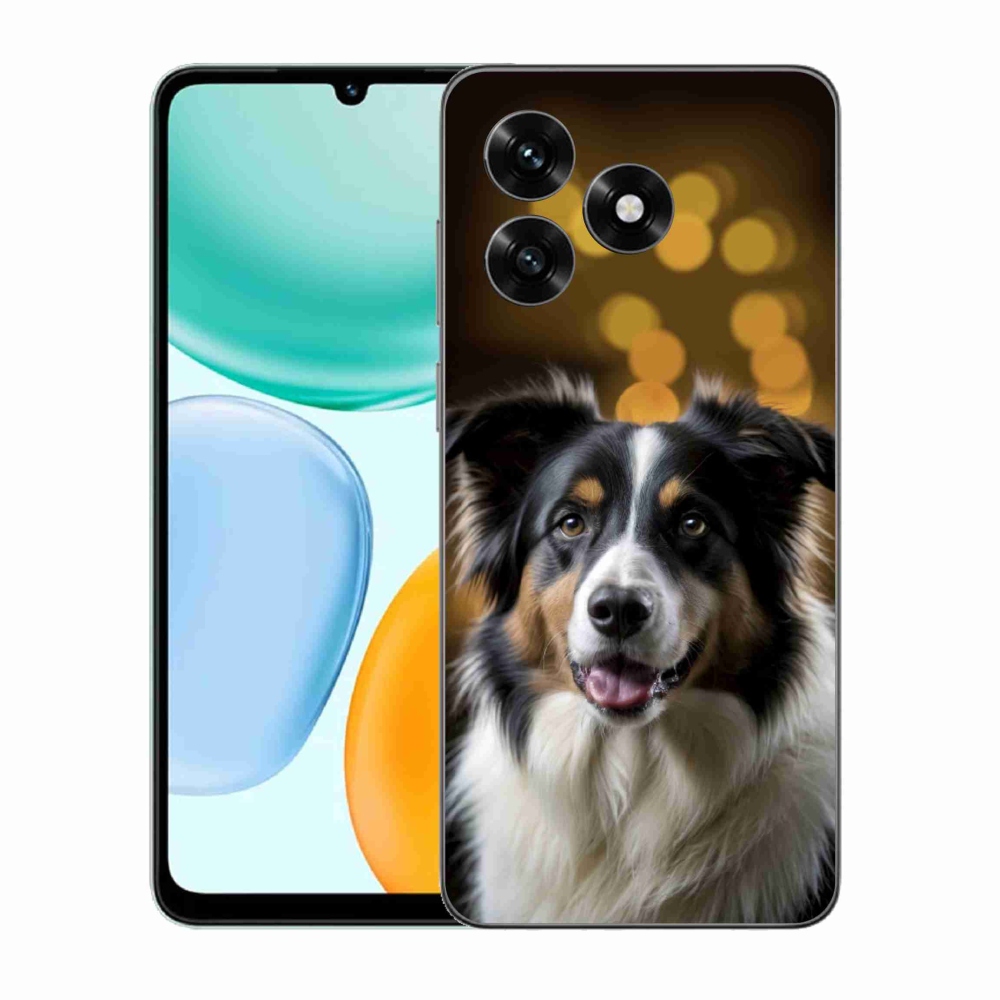 Gélový kryt mmCase na Honor X5c Plus - usmievavý austrálsky ovčiak