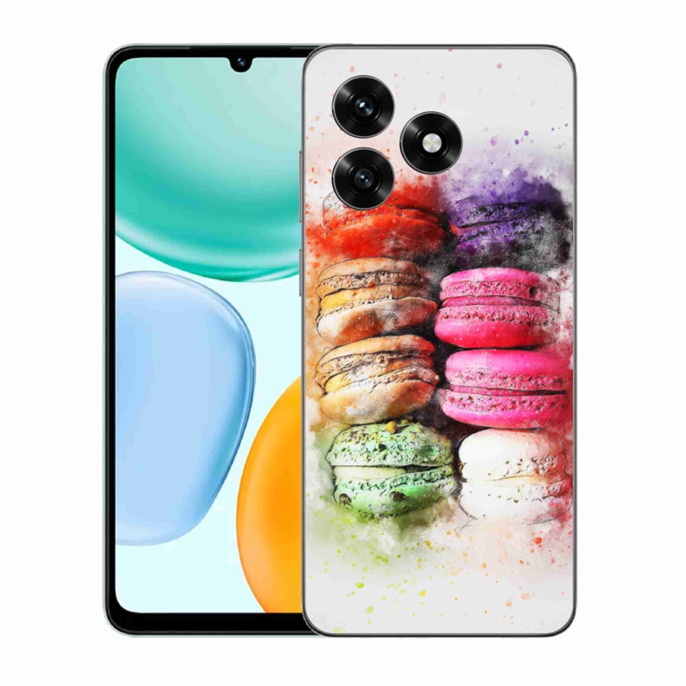 Gélový kryt mmCase na Honor X5c Plus - makrónky