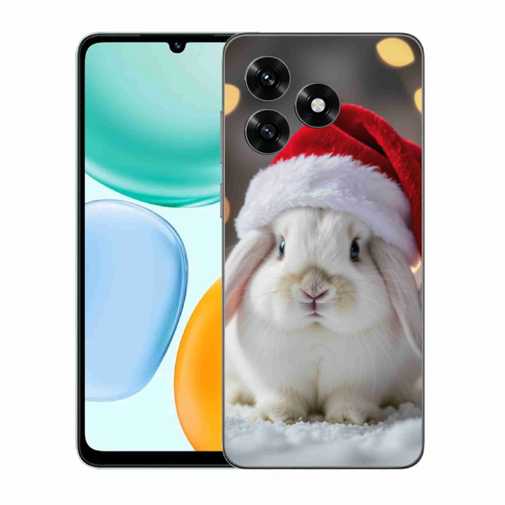 Gélový kryt mmCase na Honor X5c Plus - vianočný králik