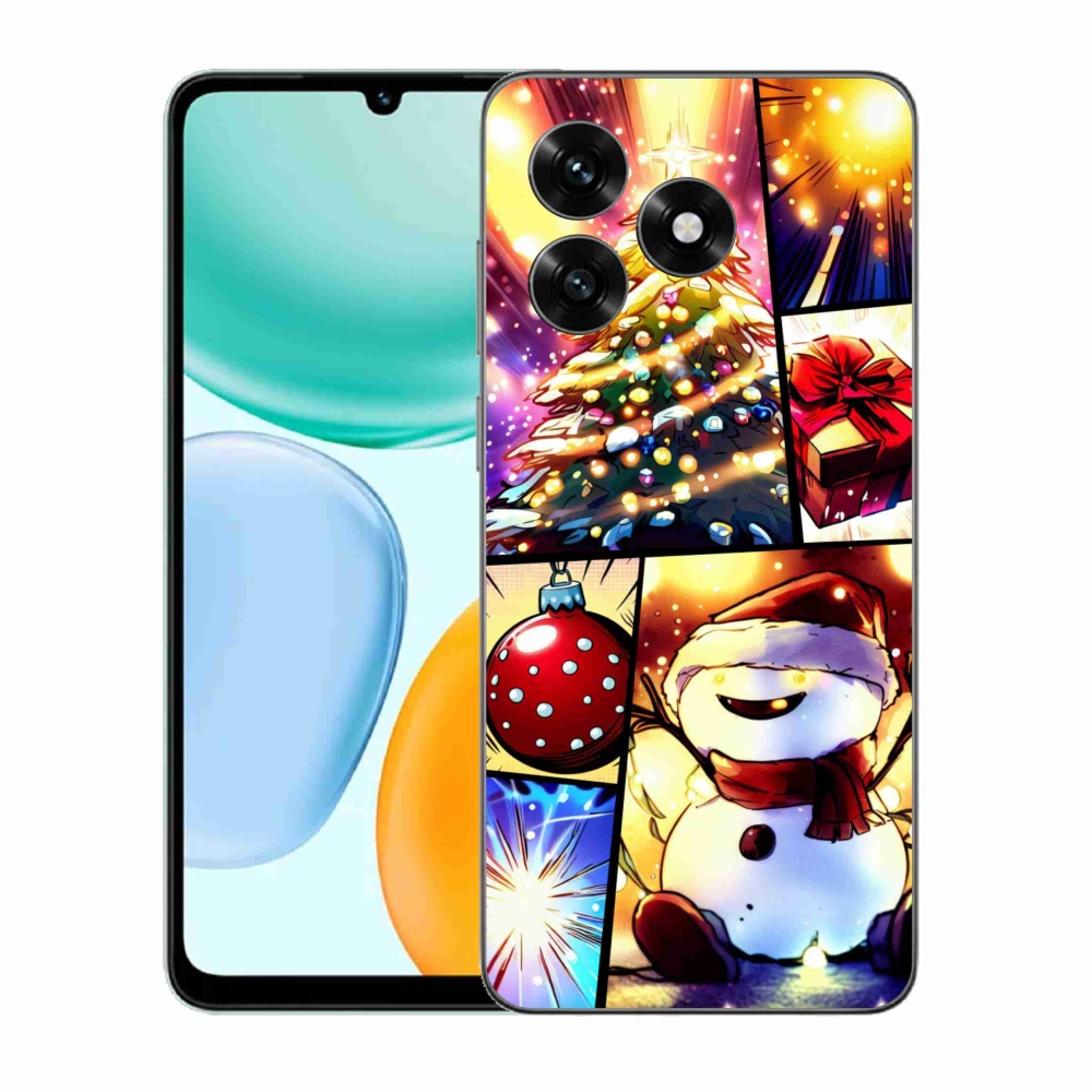 Gélový kryt mmCase na Honor X5c Plus - vianočné motívy 1