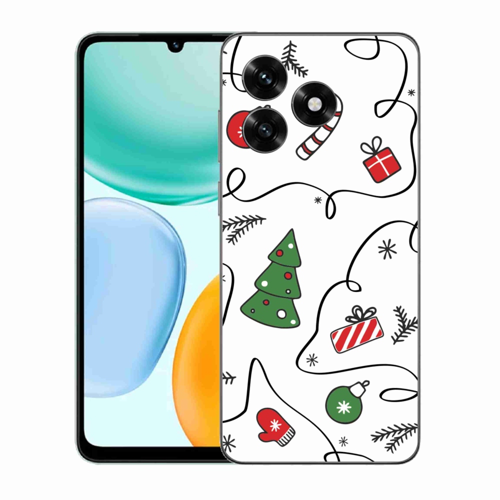 Gélový kryt mmCase na Honor X5c Plus - vianočné motívy