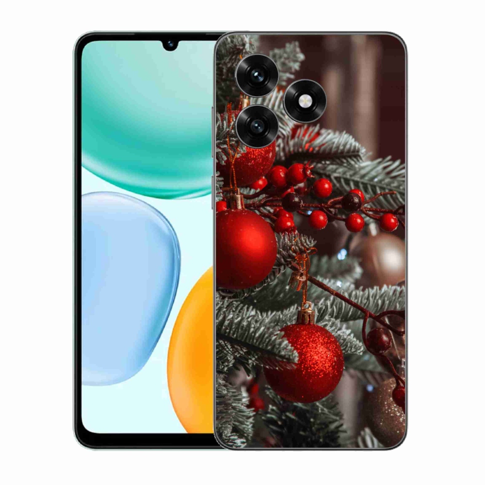 Gélový kryt mmCase na Honor X5c Plus - vianočné ozdoby 2