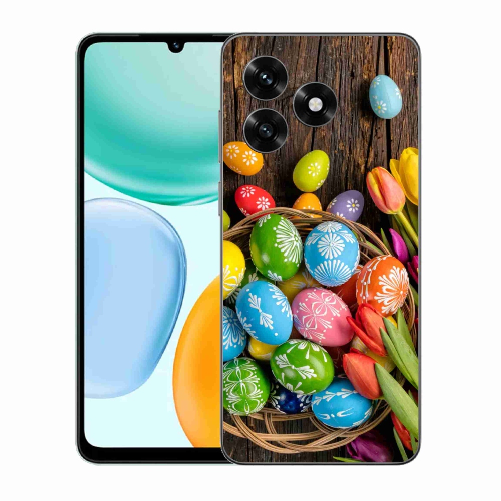 Gélový kryt mmCase na Honor X5c Plus - veľkonočné vajíčka