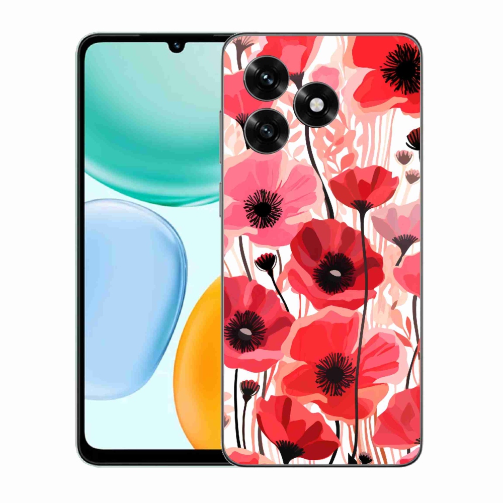 Gélový kryt mmCase na Honor X5c Plus - vlčí mak 1