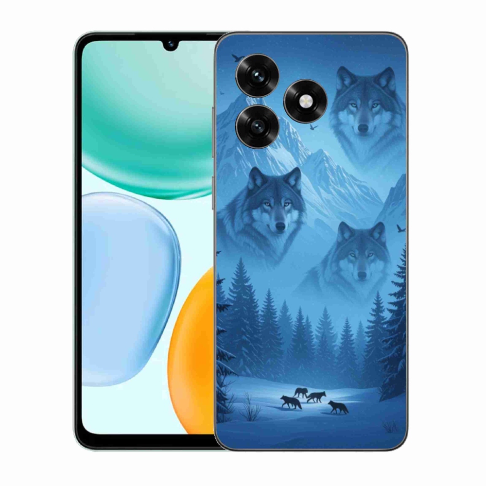 Gélový kryt mmCase na Honor X5c Plus - vlčia svorka