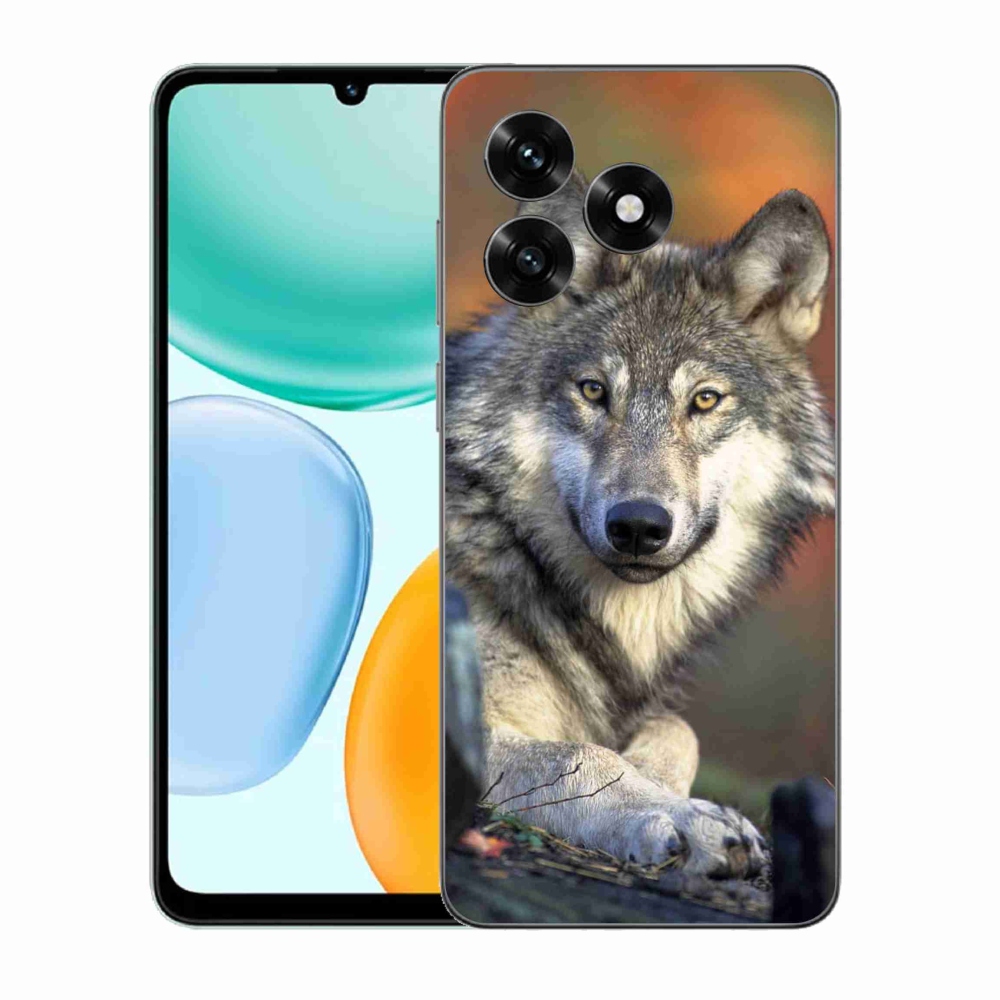 Gélový kryt mmCase na Honor X5c Plus - vlk