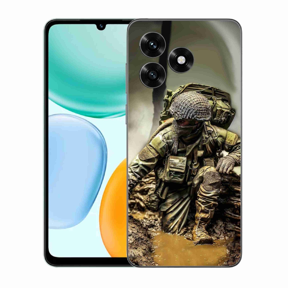 Gélový kryt mmCase na Honor X5c Plus - vojak