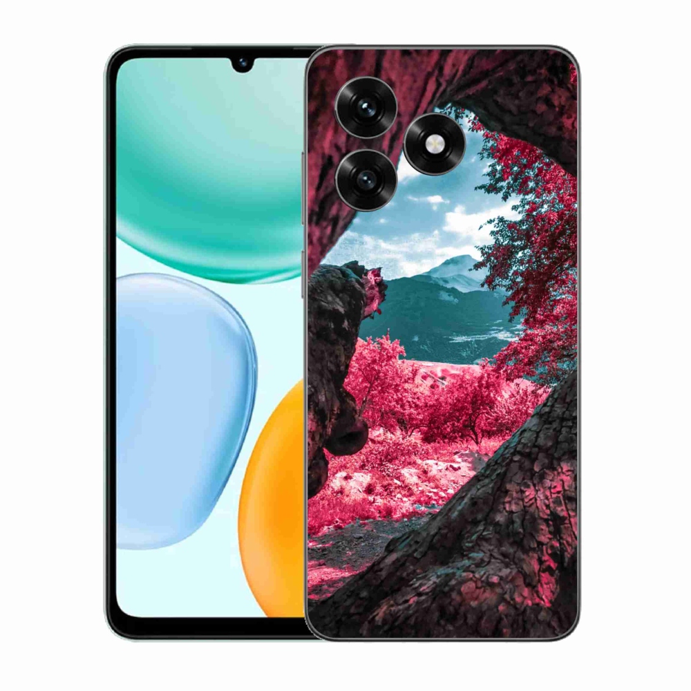 Gélový kryt mmCase na Honor X5c Plus - výhľad na hory