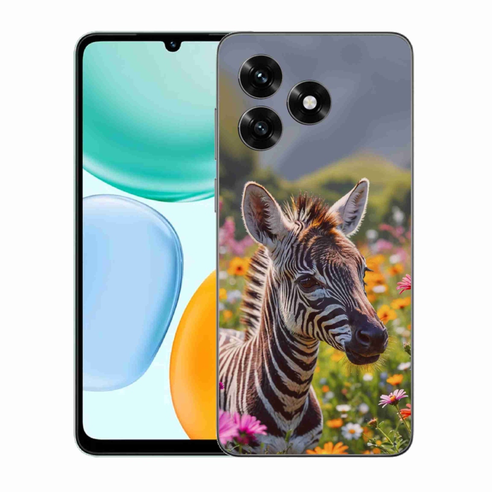 Gélový kryt mmCase na Honor X5c Plus - zebra na lúke