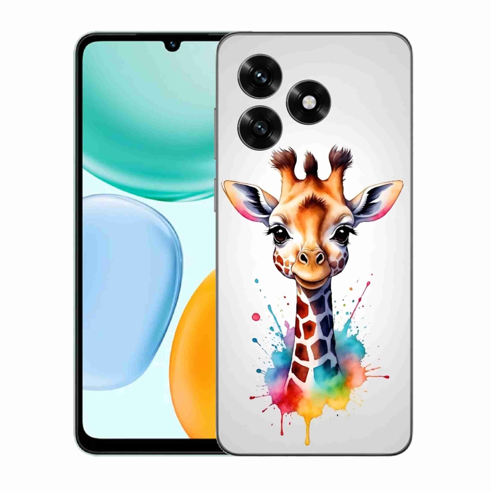 Gélový kryt mmCase na Honor X5c Plus - žirafa 1