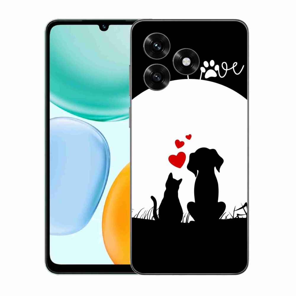 Gélový kryt mmCase na Honor X5c Plus - zvieracia láska