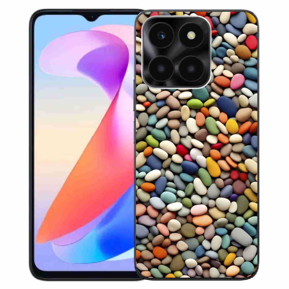 Gélový kryt mmCase na Honor X6a - farebné kamienky 2