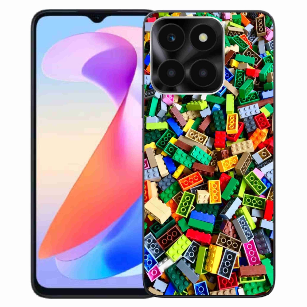 Gélový kryt mmCase na Honor X6a - farebné stavebné kocky