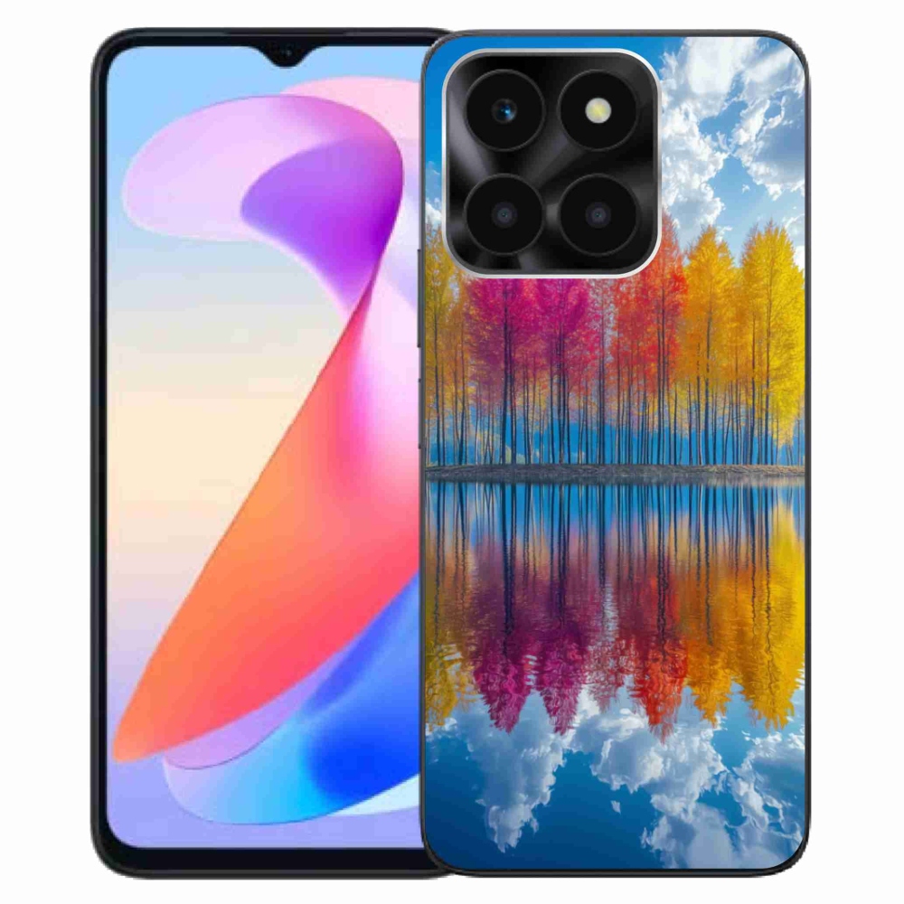 Gélový kryt mmCase na Honor X6a - farebné stromy