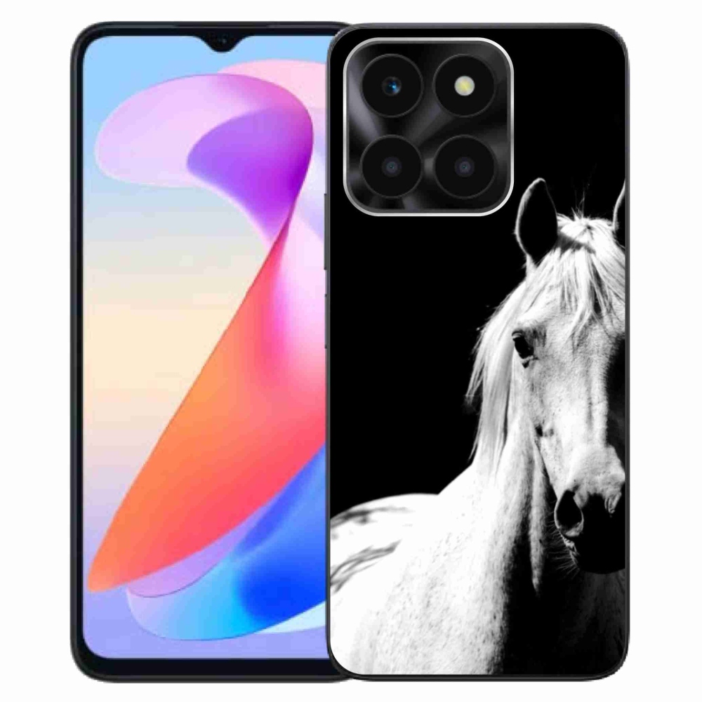 Gélový kryt mmCase na Honor X6a - biely kôň 5