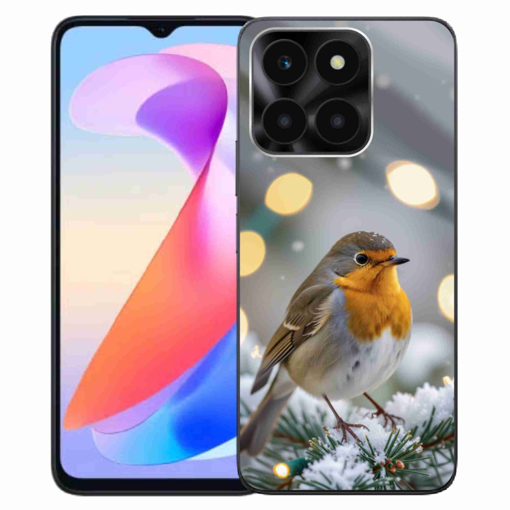 Gélový kryt mmCase na Honor X6a - červienka v zime