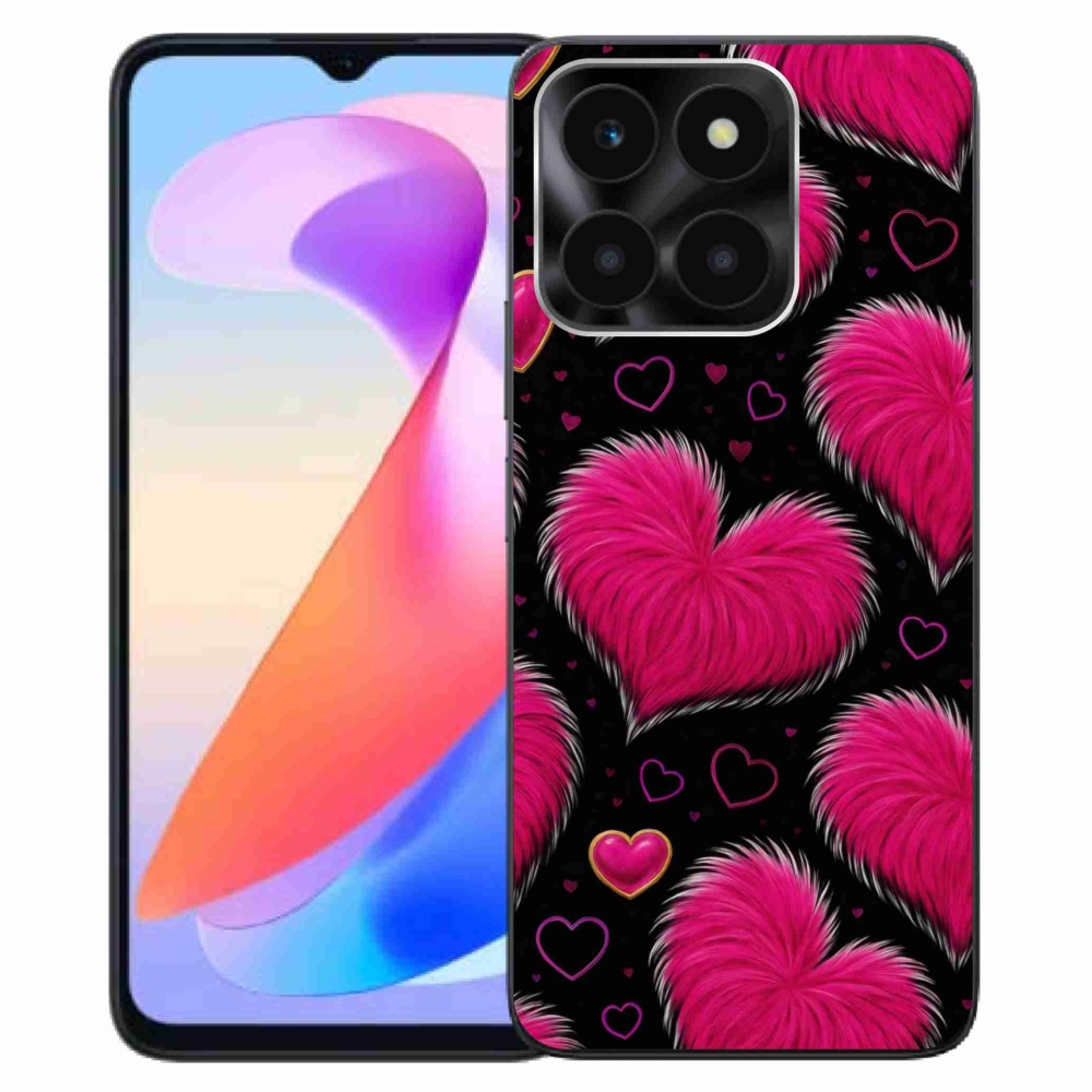 Gélový kryt mmCase na Honor X6a - hebké srdce