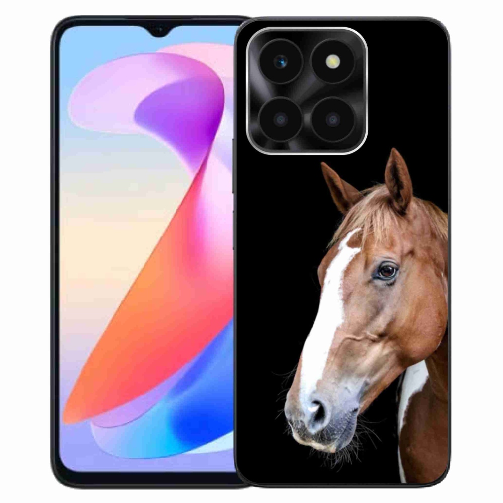 Gélový kryt mmCase na Honor X6a - hnedý kôň 3