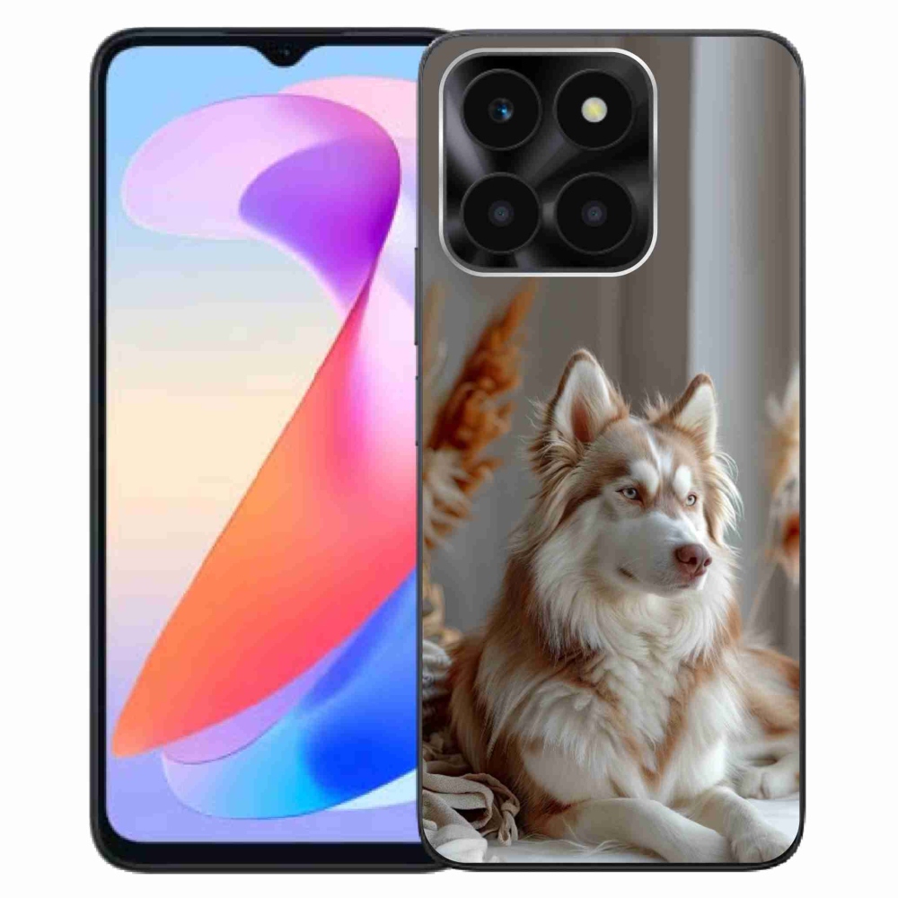Gélový kryt mmCase na Honor X6a - pokojný sibírsky husky