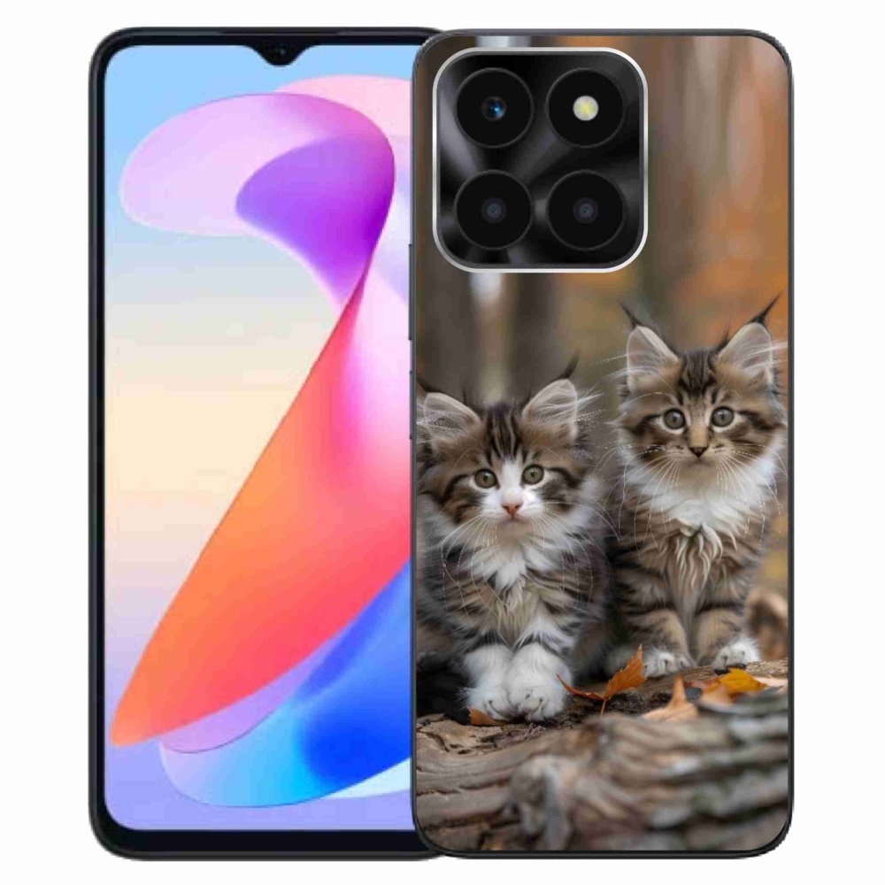 Gélový kryt mmCase na Honor X6a - mačacie duo 3