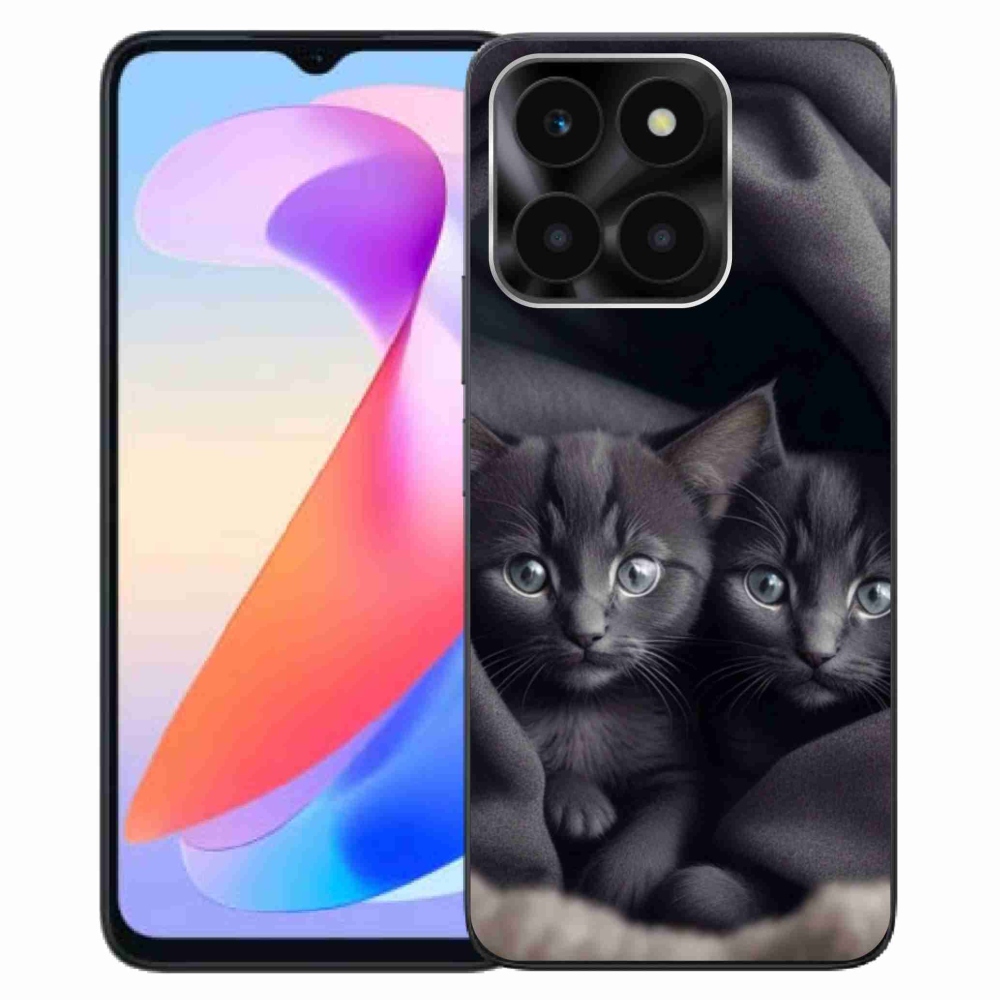 Gélový kryt mmCase na Honor X6a - mačacie duo
