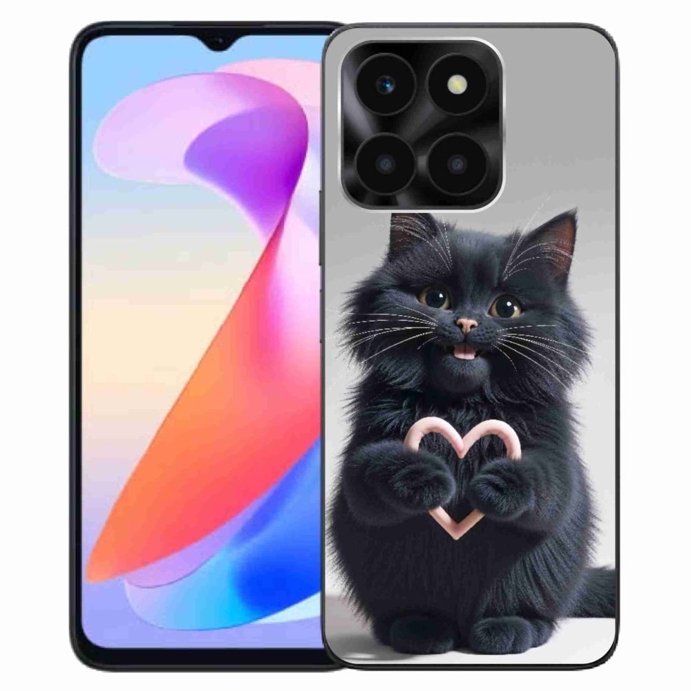 Gélový kryt mmCase na Honor X6a - mačacia láska 3