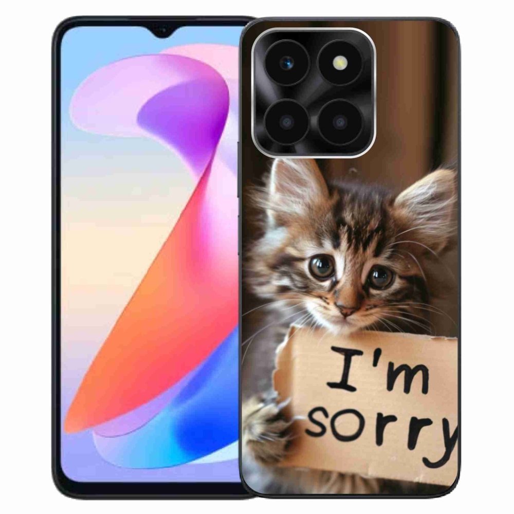 Gélový kryt mmCase na Honor X6a - mačacie ospravedlnenie
