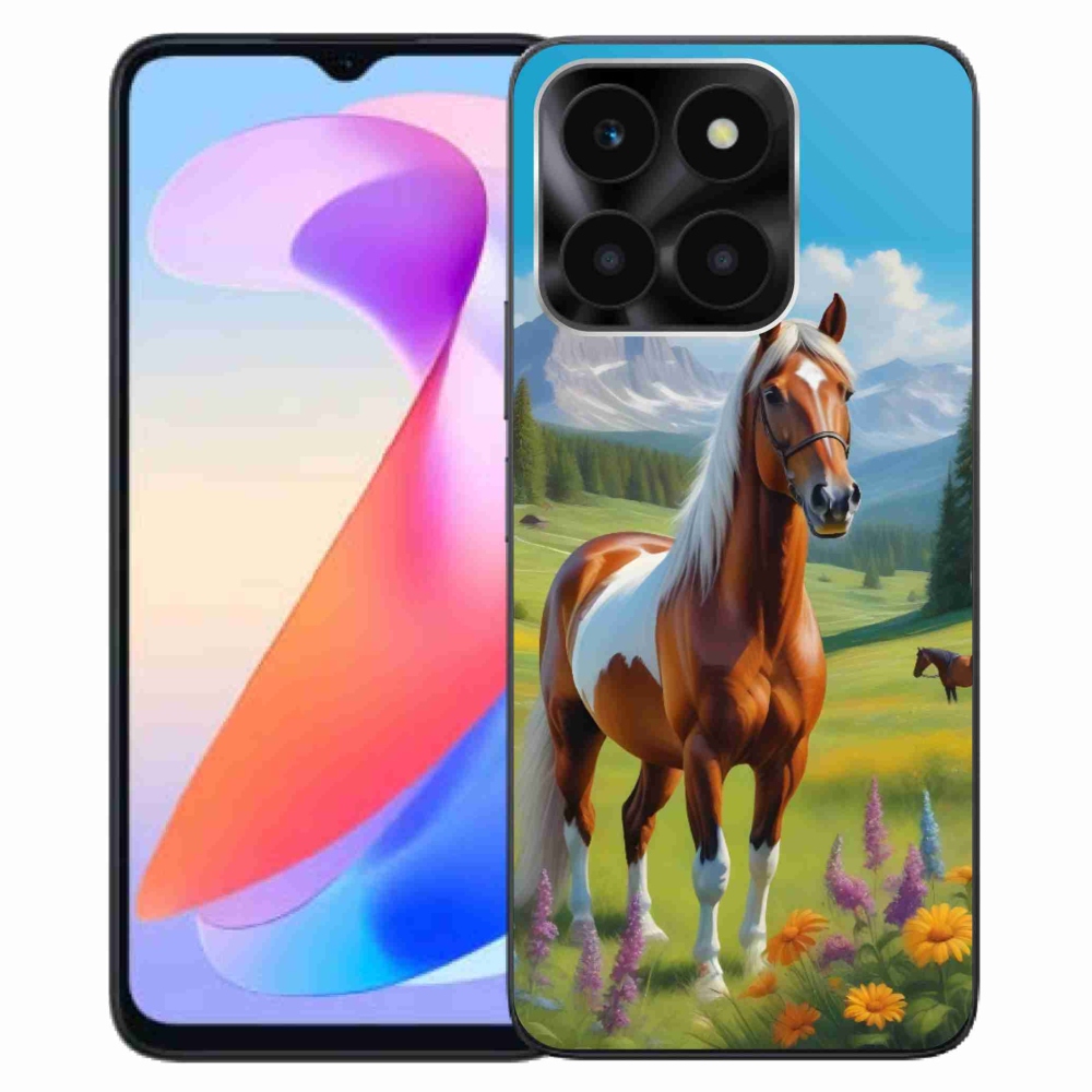 Gélový kryt mmCase na Honor X6a - kôň na lúke