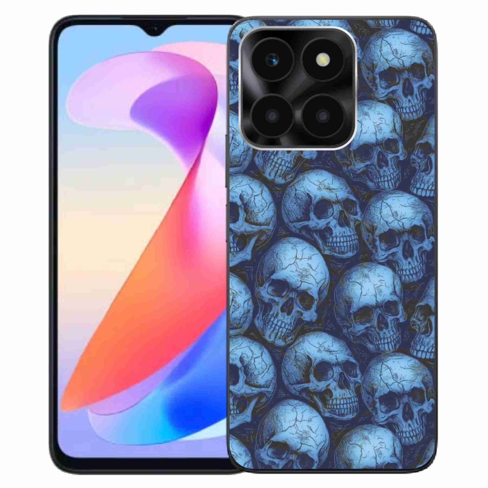 Gélový kryt mmCase na Honor X6a - lebky