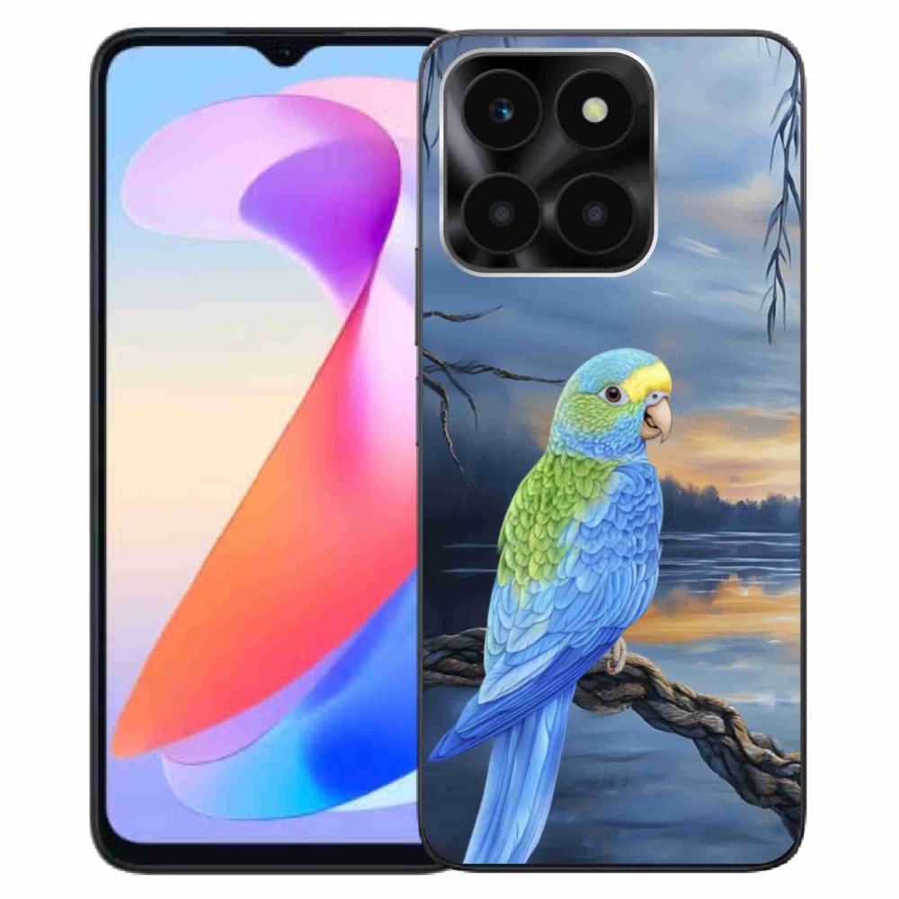 Gélový kryt mmCase na Honor X6a - modrý papagáj