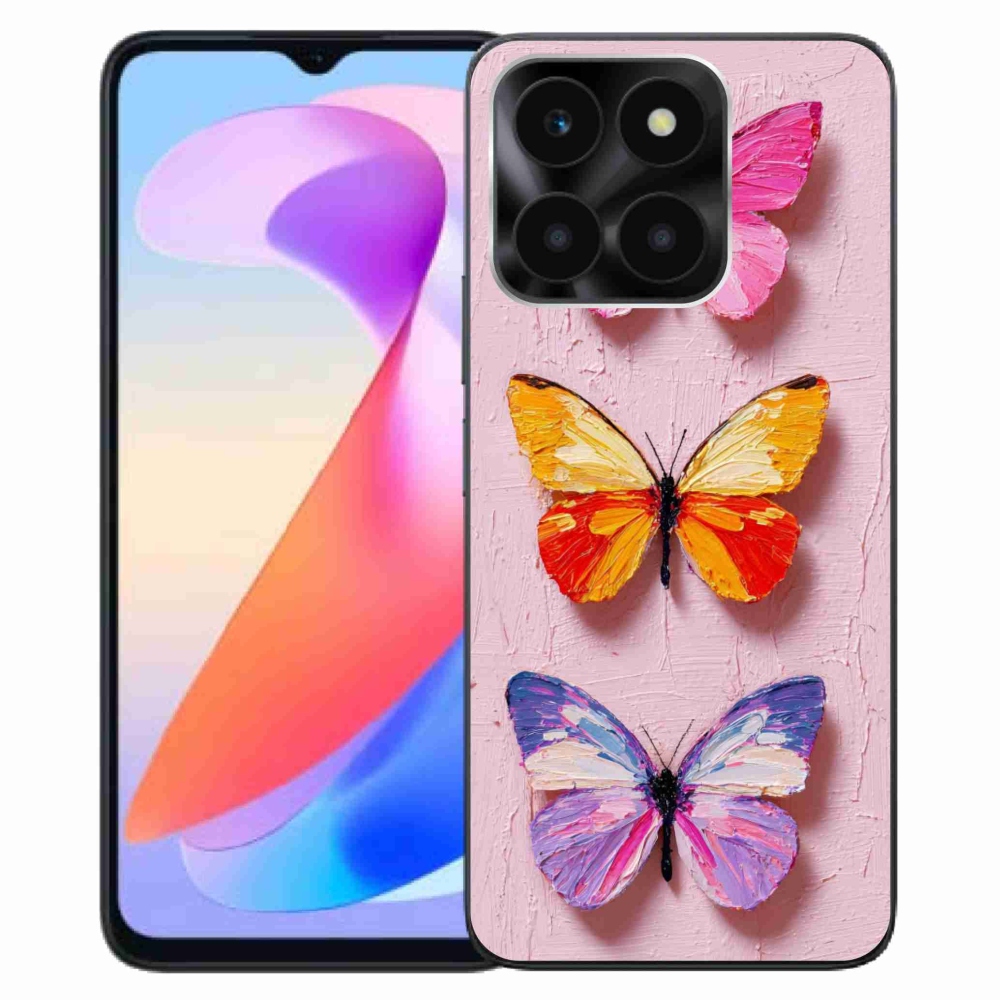 Gélový kryt mmCase na Honor X6a - motýlia trojica