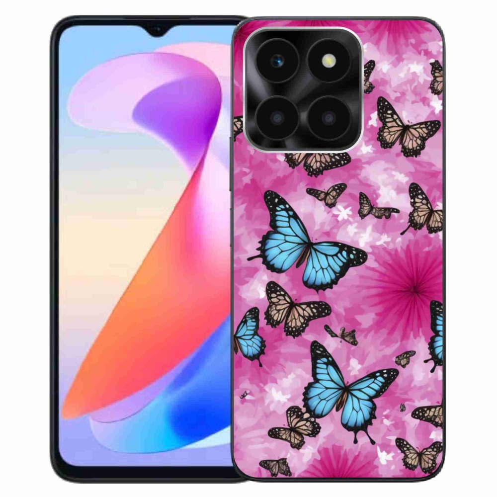 Gélový kryt mmCase na Honor X6a - motýlia záhrada