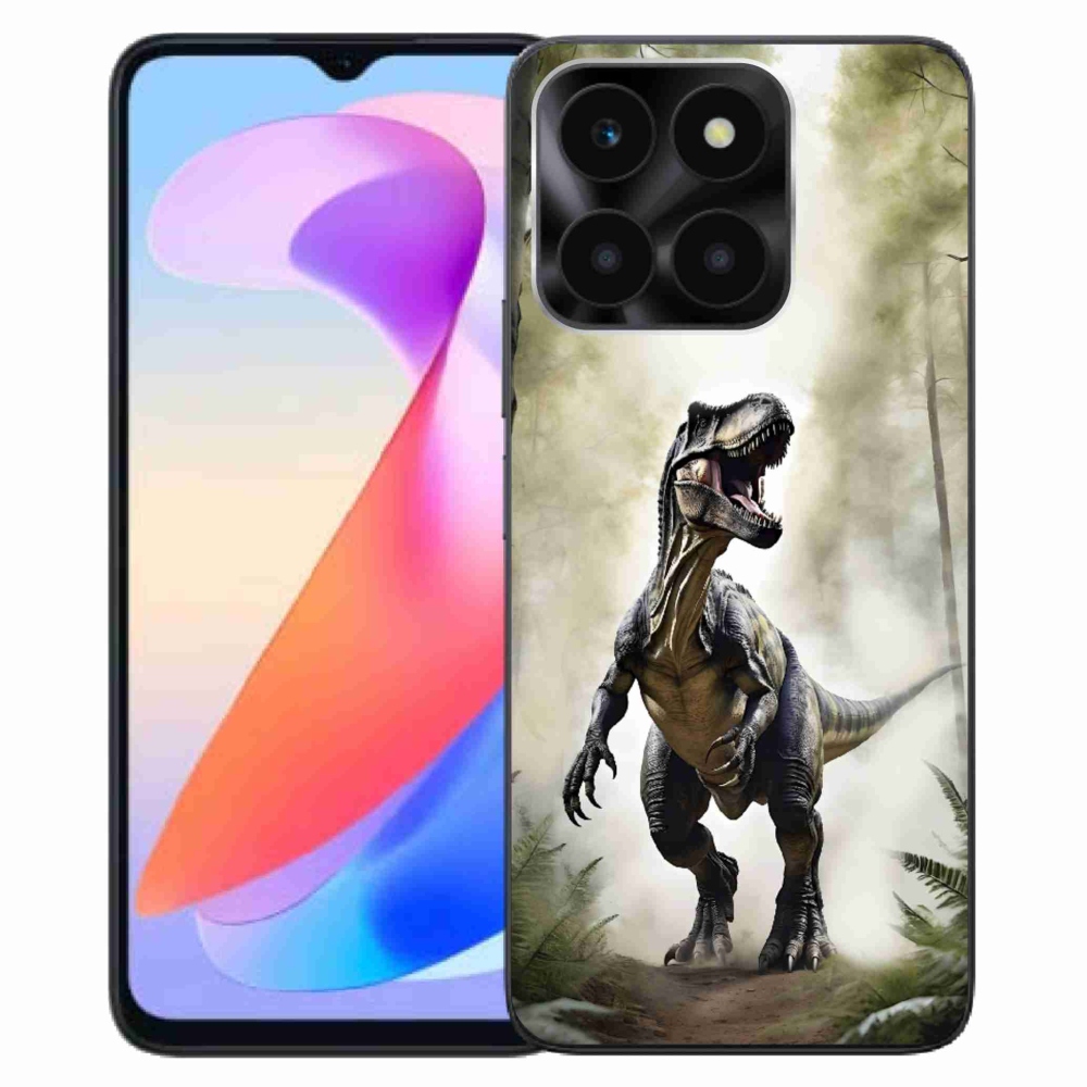 Gélový kryt mmCase na Honor X6a - naštvaný T-Rex