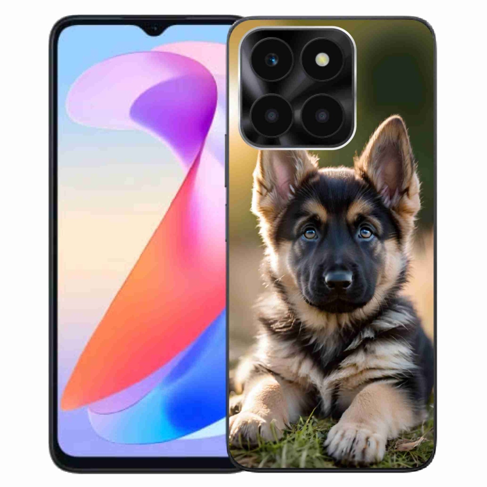 Gélový kryt mmCase na Honor X6a - nemecký ovčiak v prírode
