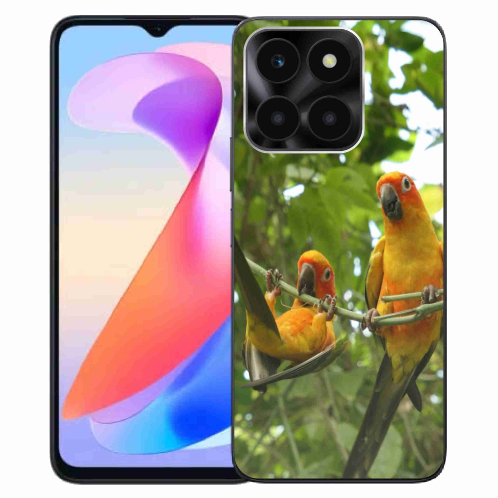 Gélový kryt mmCase na Honor X6a - papagáje aratingy