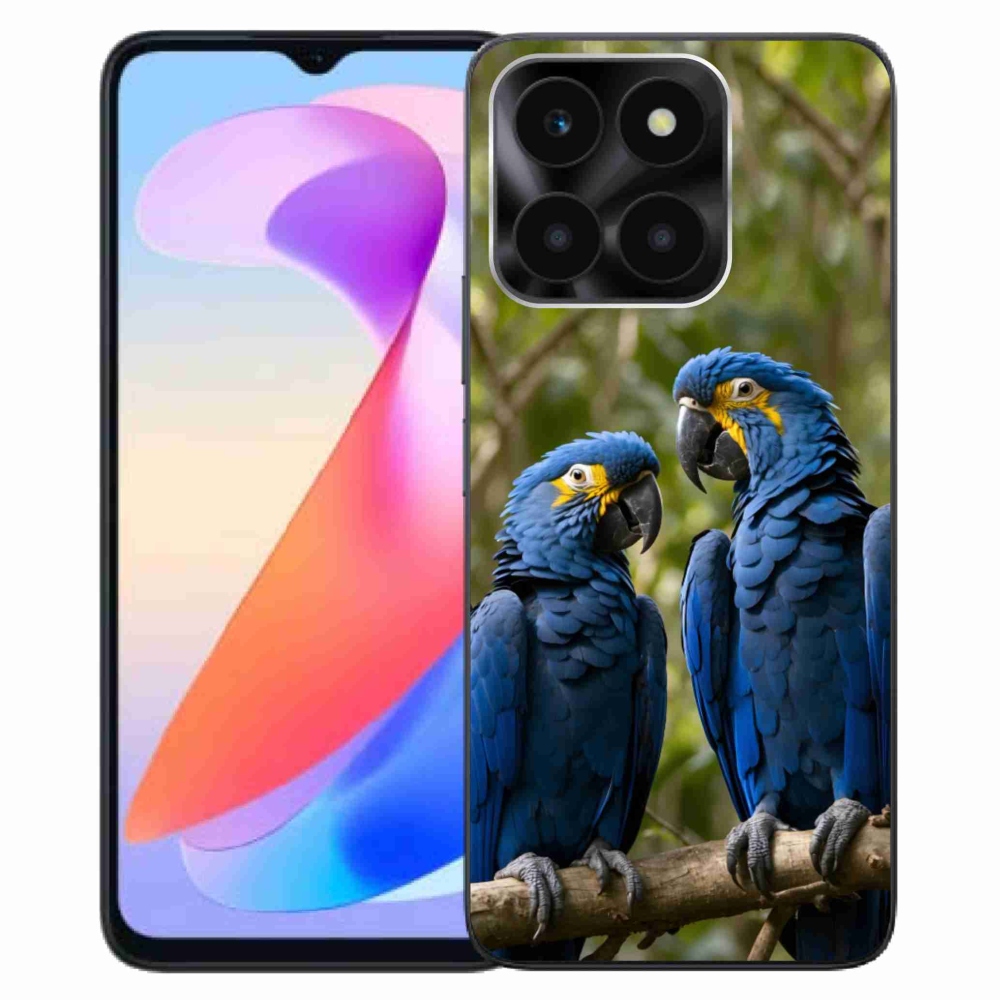 Gélový kryt mmCase na Honor X6a - papagájové duo