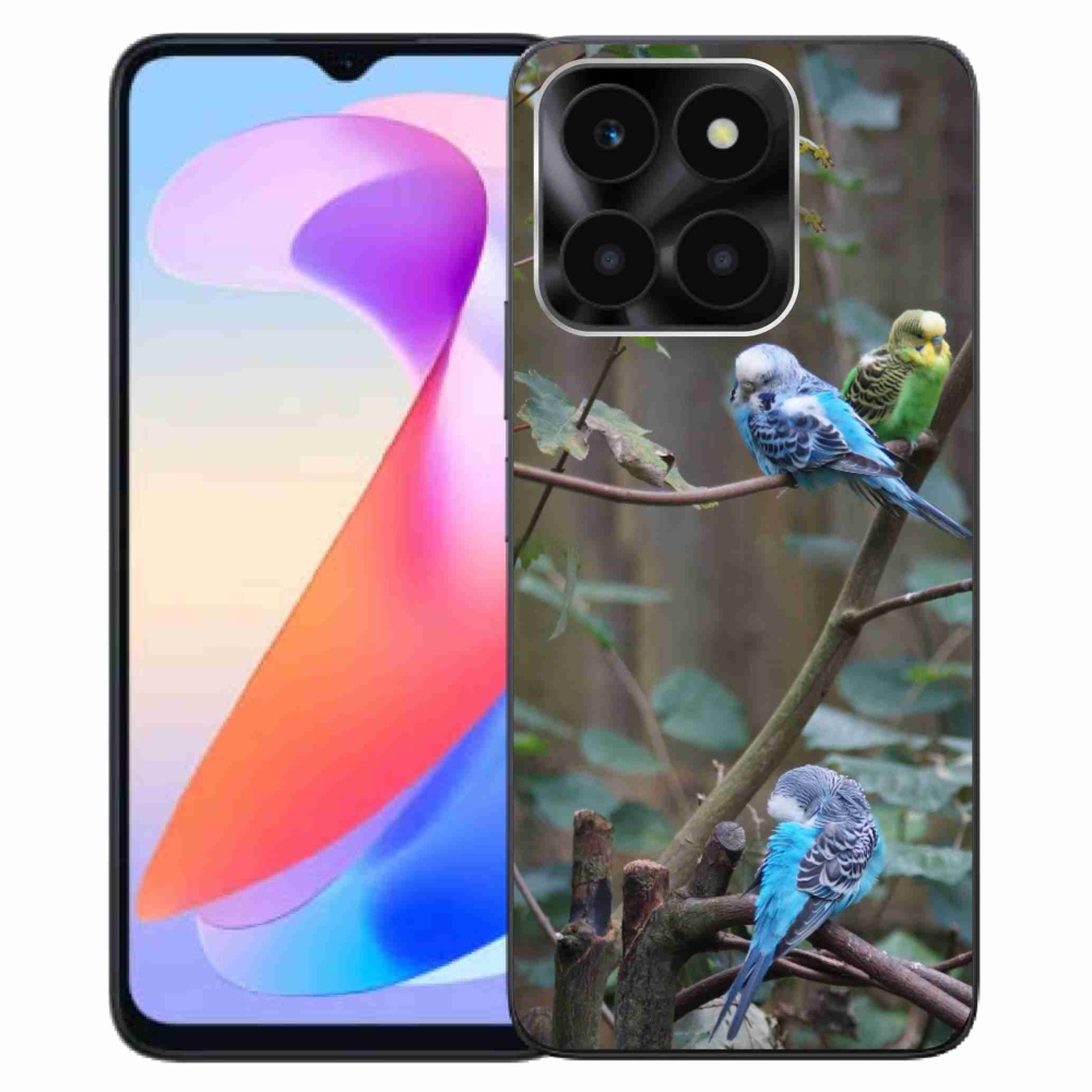 Gélový kryt mmCase na Honor X6a - papagáje na vetve