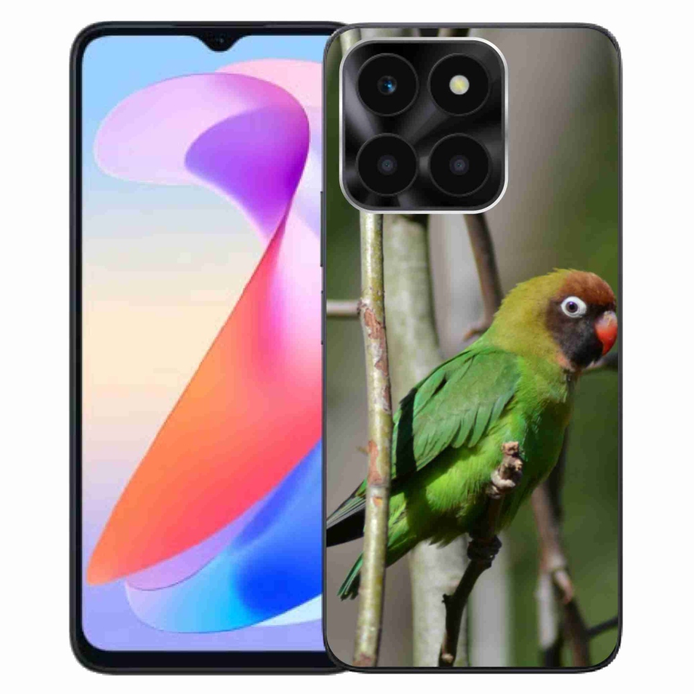 Gélový kryt mmCase na Honor X6a - papagáj agapornis
