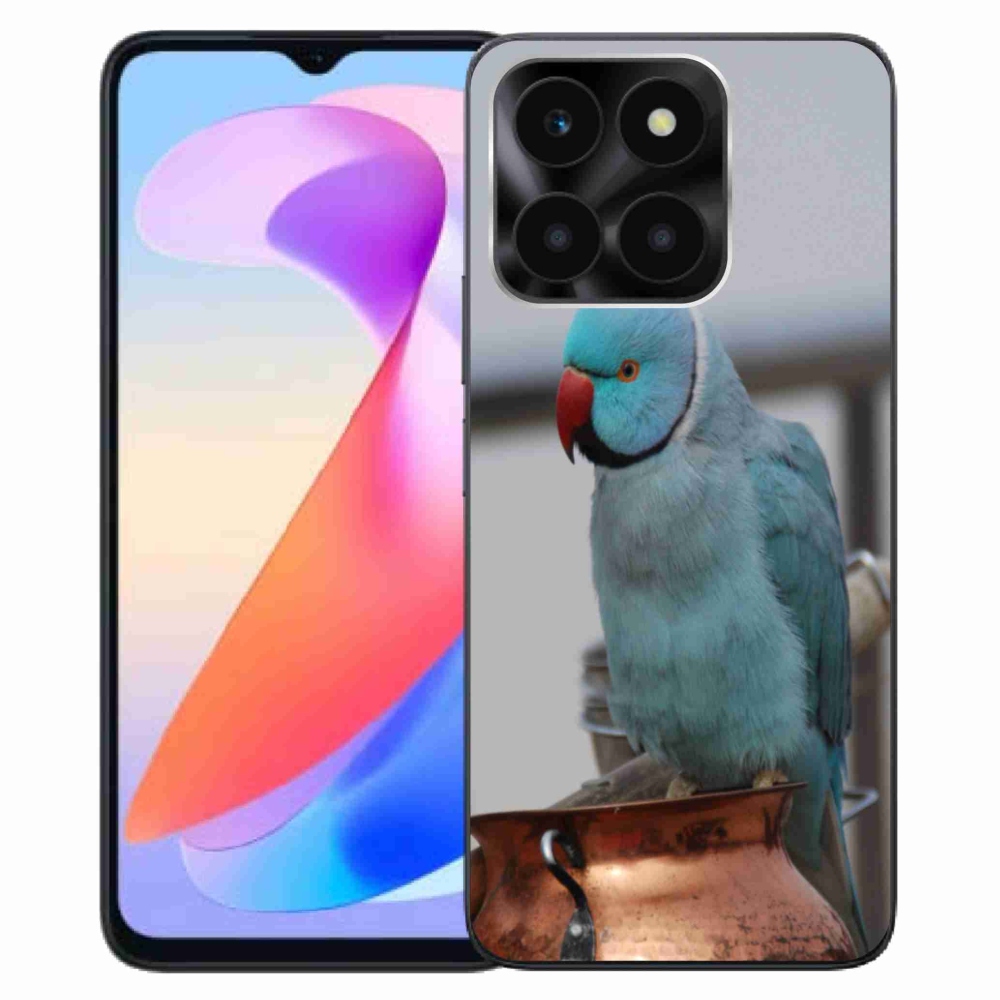 Gélový kryt mmCase na Honor X6a - papagáj alexander modrý