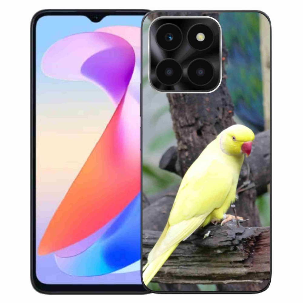 Gélový kryt mmCase na Honor X6a - papagáj alexander žltý