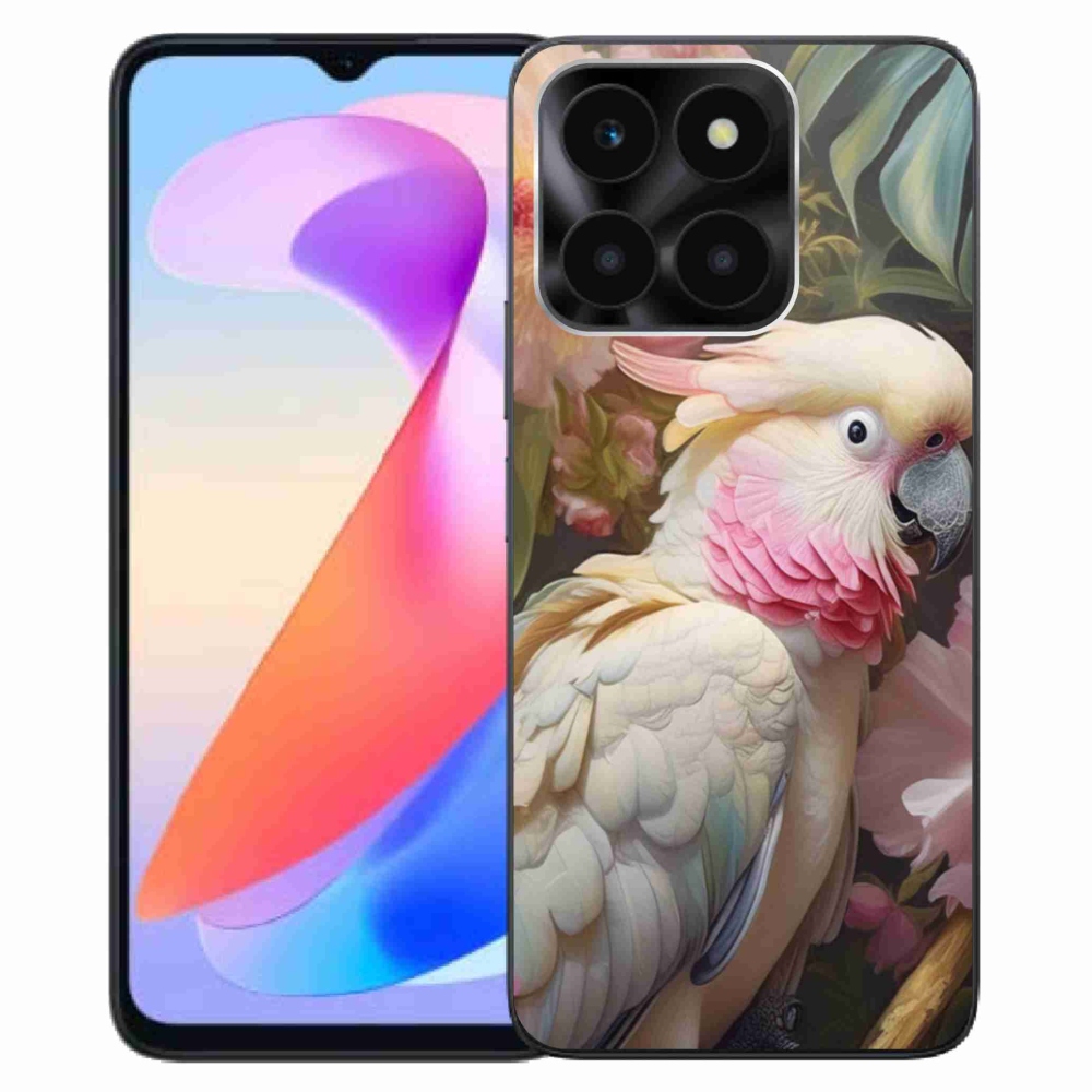 Gélový kryt mmCase na Honor X6a - papagáj kakadu ružový 2
