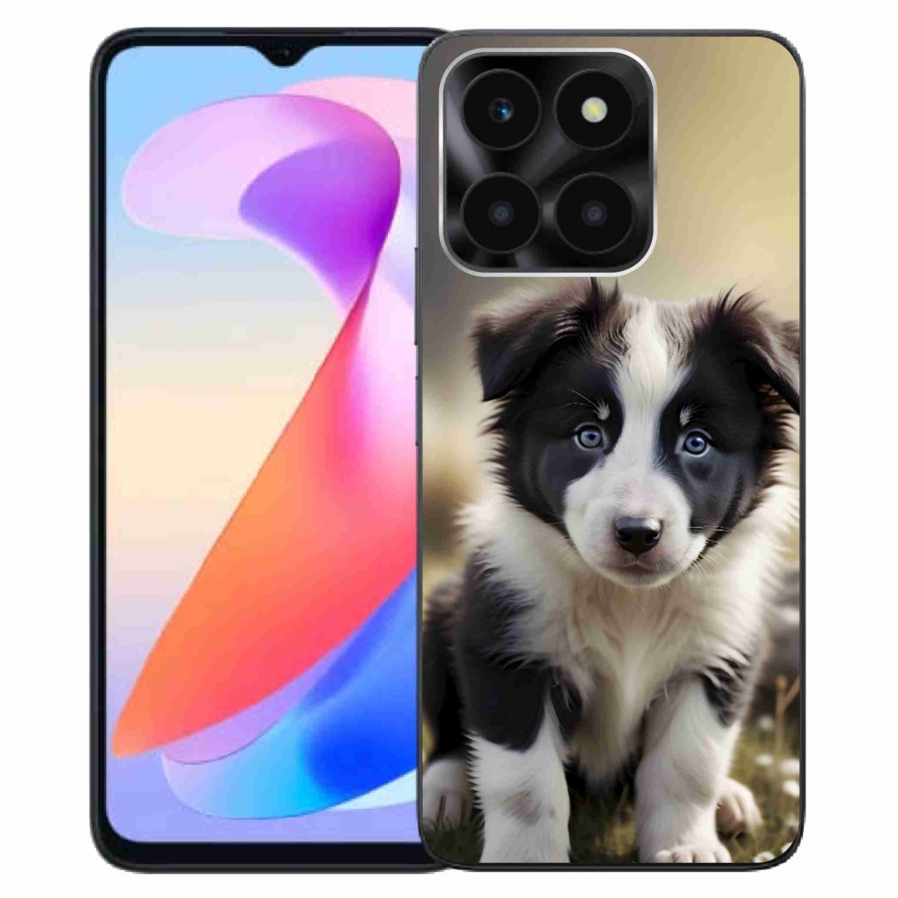 Gélový kryt mmCase na Honor X6a - roztomilá border kólia