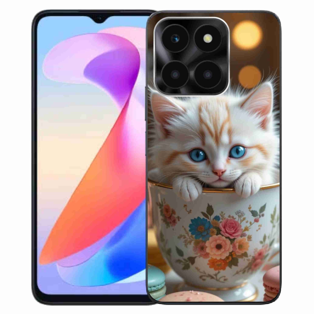 Gélový kryt mmCase na Honor X6a - roztomilé mačiatko 6