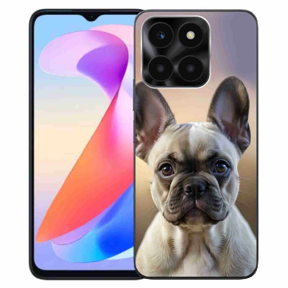 Gélový kryt mmCase na Honor X6a - roztomilý francúzsky buldoček